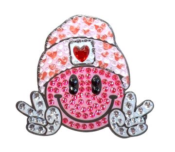 Pink Winter Girl Stickerbean