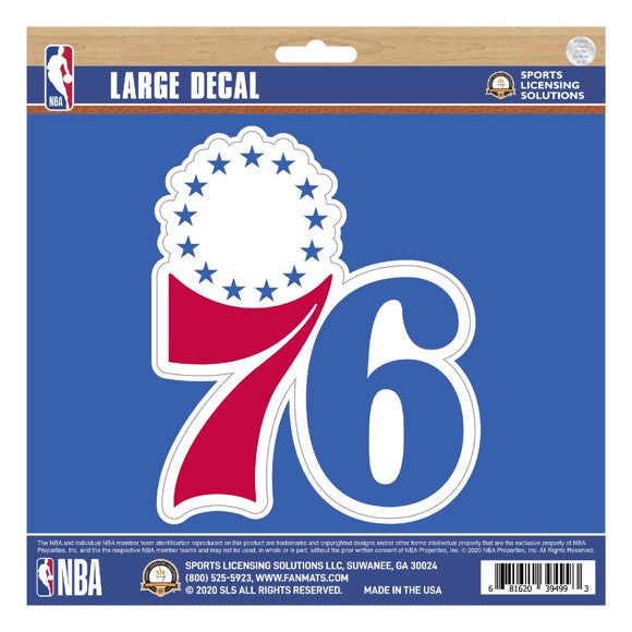 76ers Team Decal