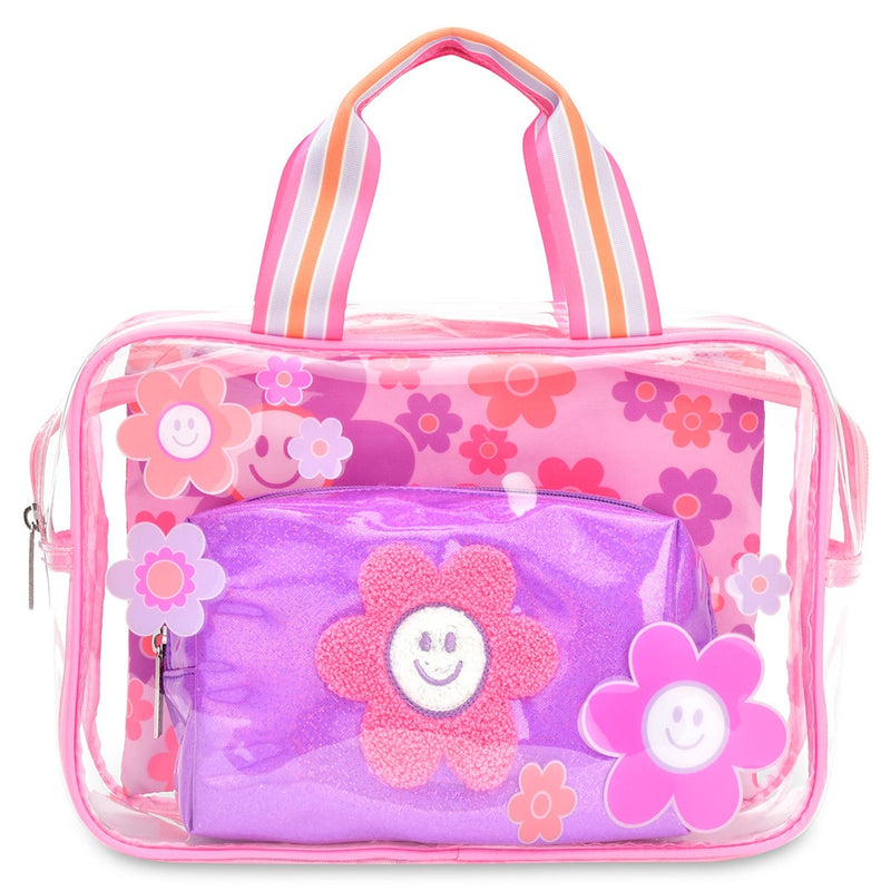 Groovy Smiles Cosmetic Bag Set