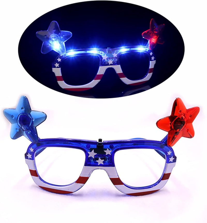 Patriotic Flashing Glasses