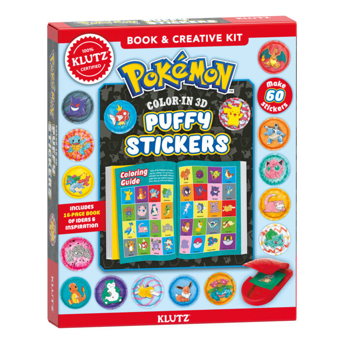 Make Your Own Pokemon Puffy Stickers