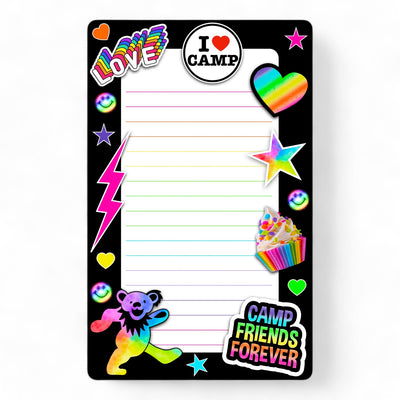 I Heart Camp Lined Notepad