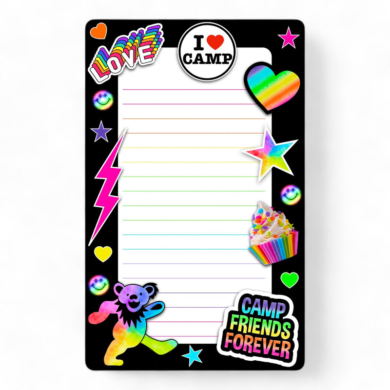 I Heart Camp Lined Notepad