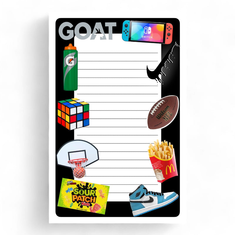 GOAT Lined Notepad