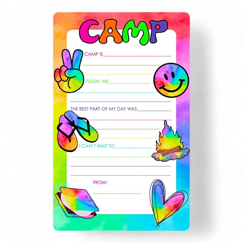 Camp Collage Fill-In Notepad