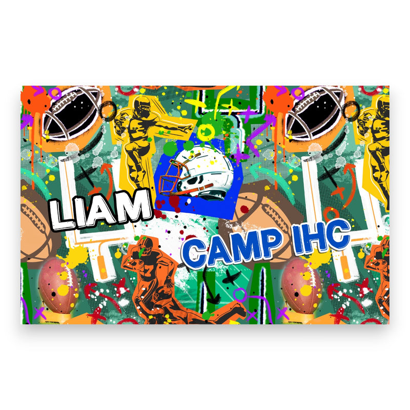 Graffiti Football Camp Poster