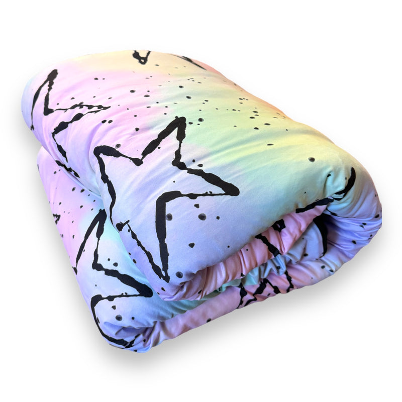 Splatter Stars Reversible Comforter