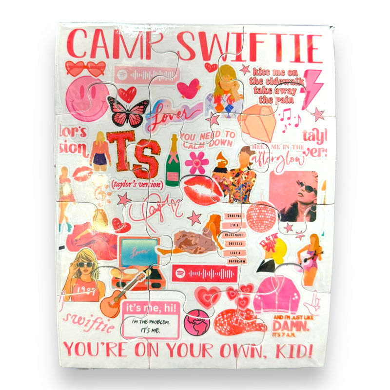 Camp Swiftie  Puzzle Card