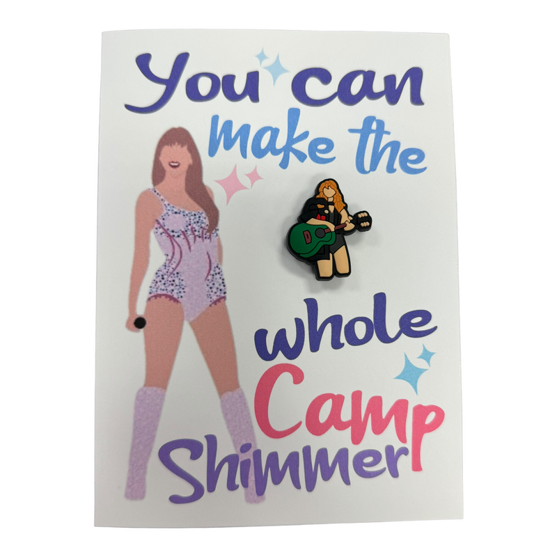 Swiftie Shoe Charm Card