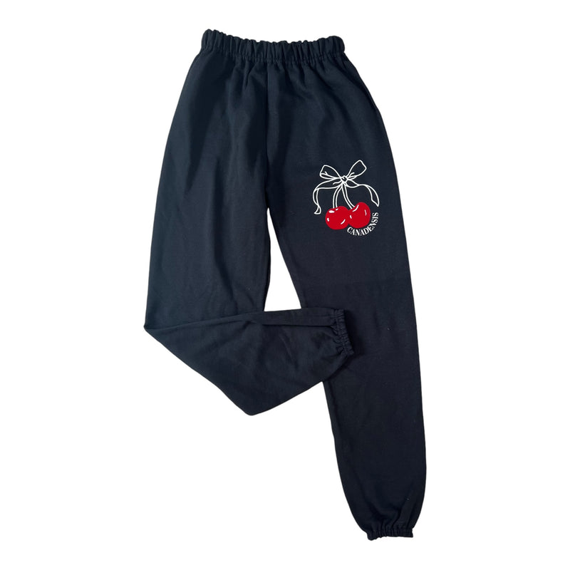 Camp Cherry Bow Sweatpants