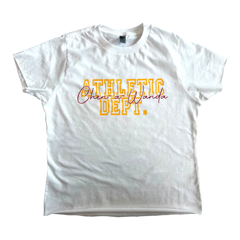 Camp Script Athletic Department Tee