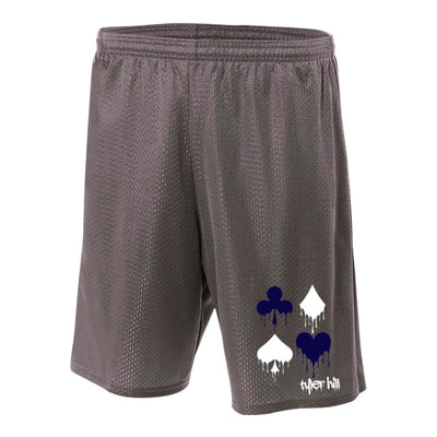 Dripping Cards Mesh Camp Shorts