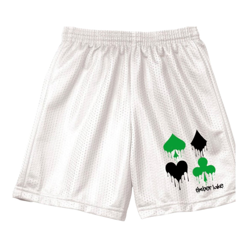 Dripping Cards Mesh Camp Shorts