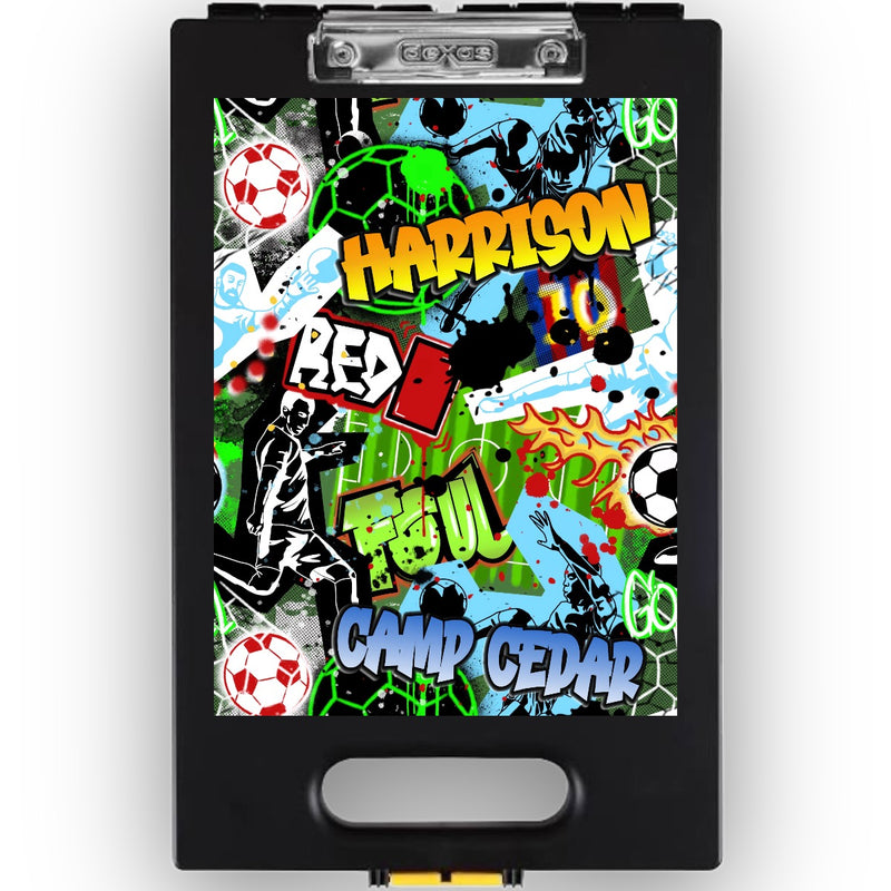 Graffiti Soccer Clipboard