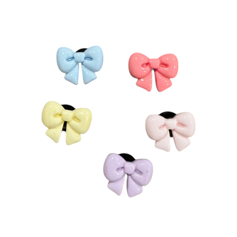 Pastel Bow Shoe Charm