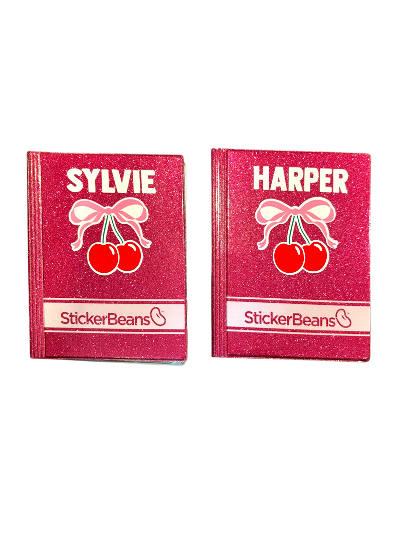 Cherry Bow Stickerbean Book