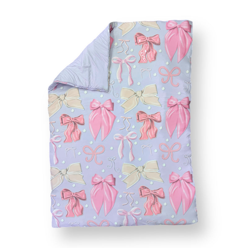 Pretty Bows and Pears Reversible Comforter