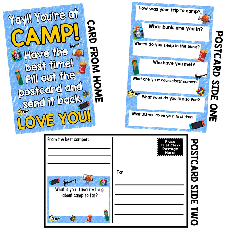 2025 Collage First Letter to Camp