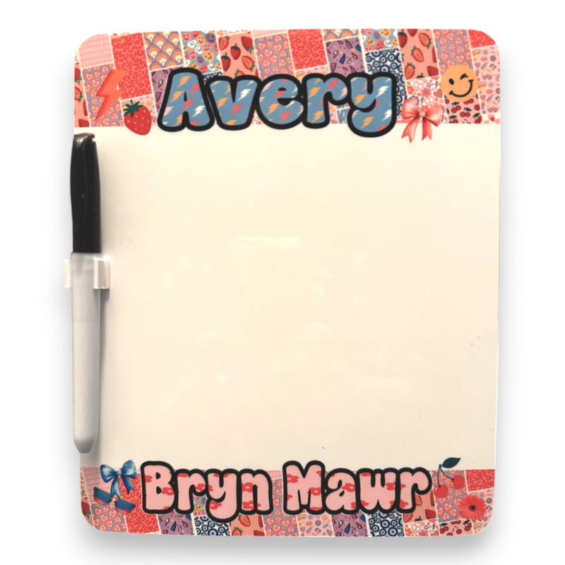 Tilted Boxes Dry Erase Board