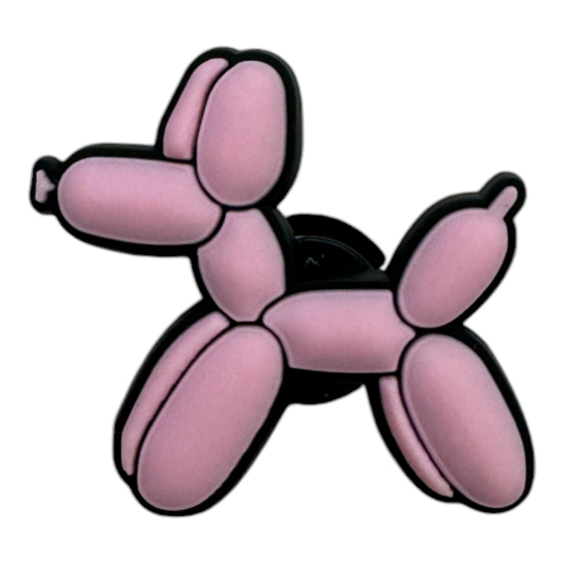 Pink Balloon Dog Shoe Charm