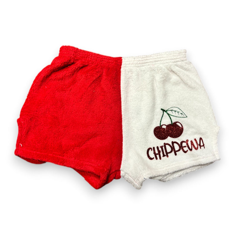 Cherry Camp Name Split Shorts