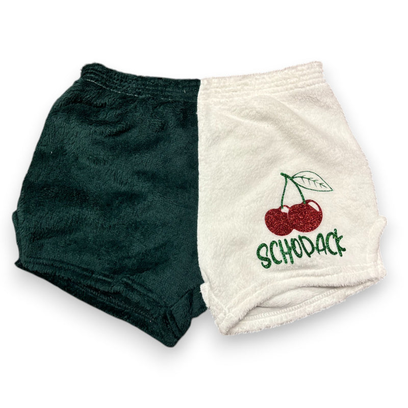 Cherry Camp Name Split Shorts