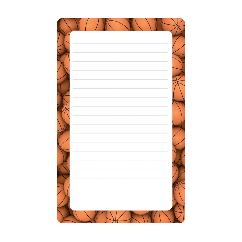 Basketballs Lined Notepad