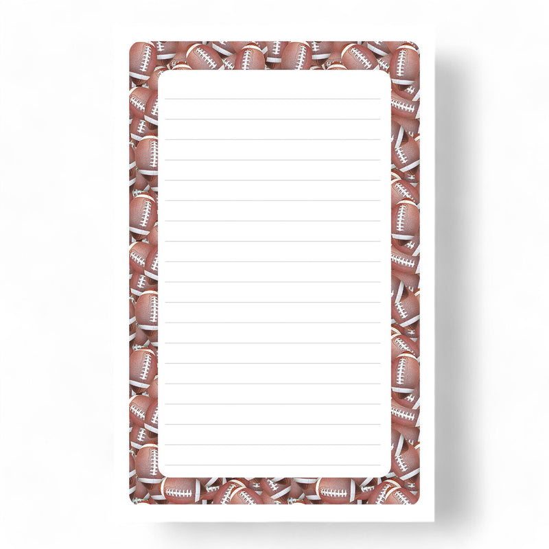 Football Lined Notepad