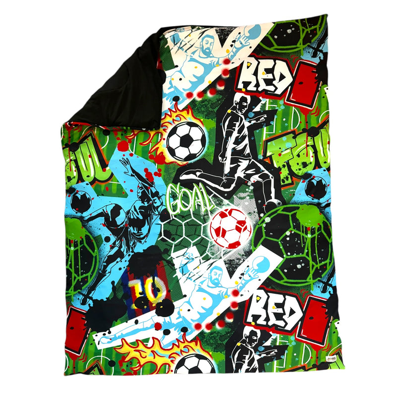 Graffiti Soccer Reversible Comforter