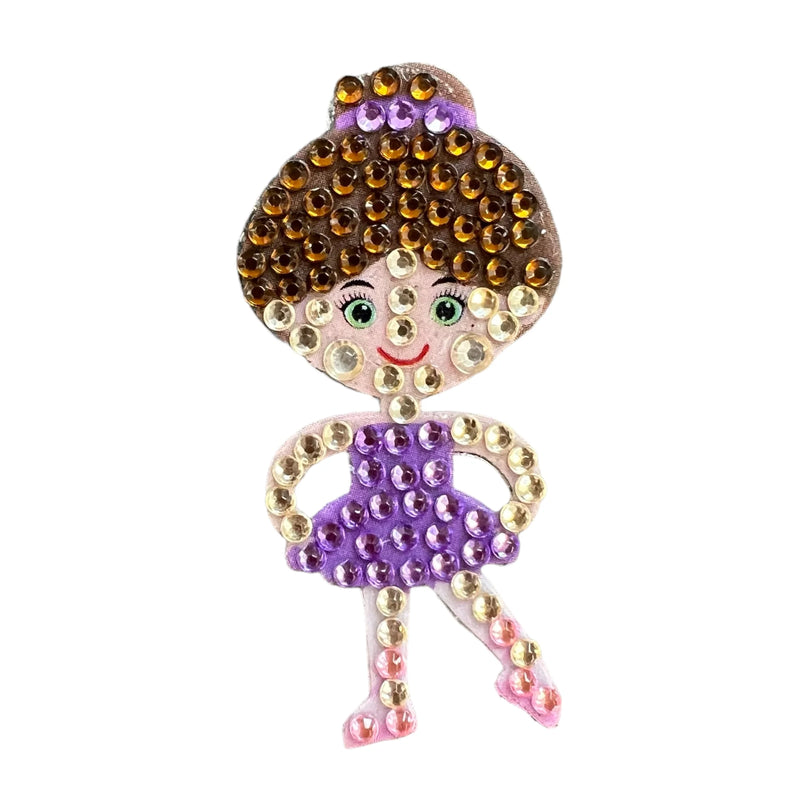 Purple Tutu School Stickerbean