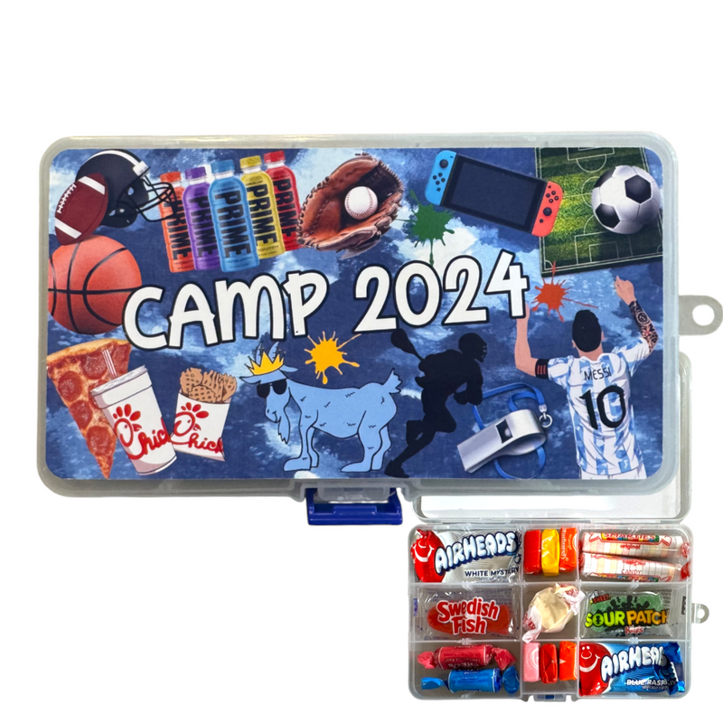 Blue Sporty Gamer Small Candy Box