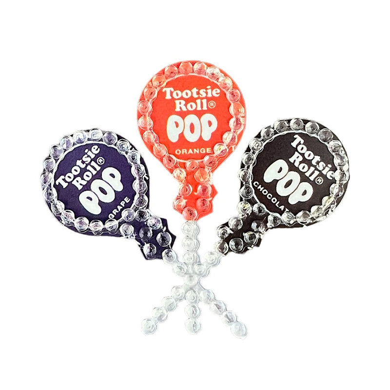 Tootsie Pop Trio Stickerbean