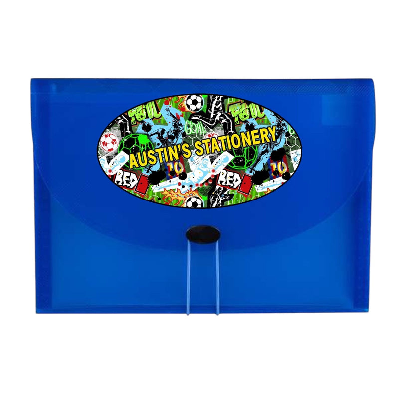 Graffiti Soccer 7-Pocket File