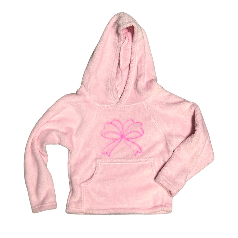 Sparkle Bow Pink Hoodie