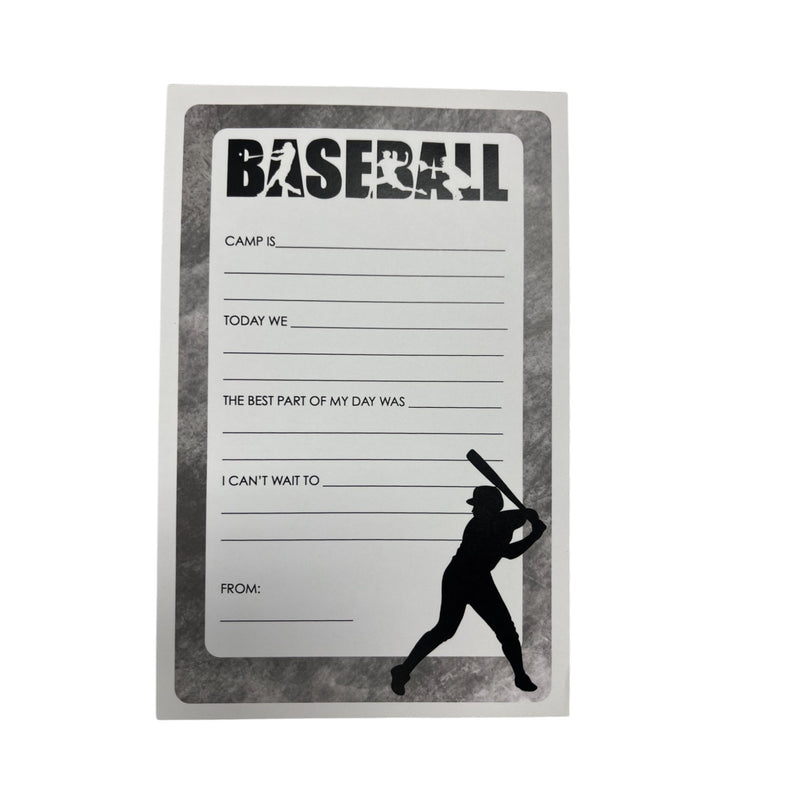 Baseball Fill-In Notepad