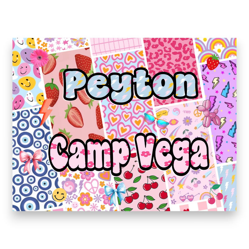 Pretty in Patches 🍒💕 Camp Notecards