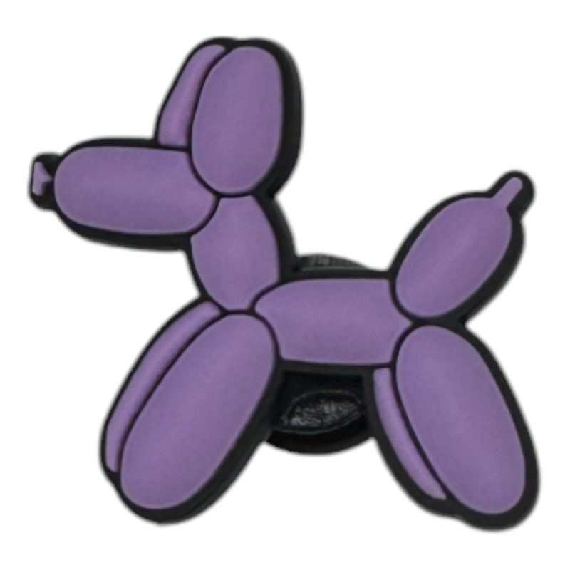 Purple balloon dog Shoe Charm