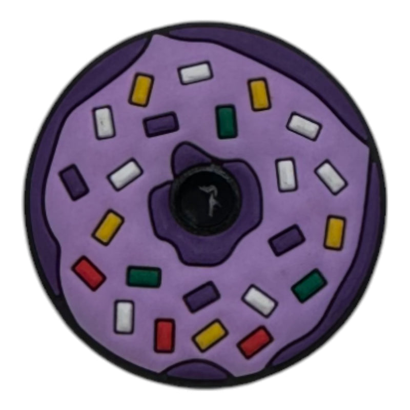 Purple donut Shoe Charm