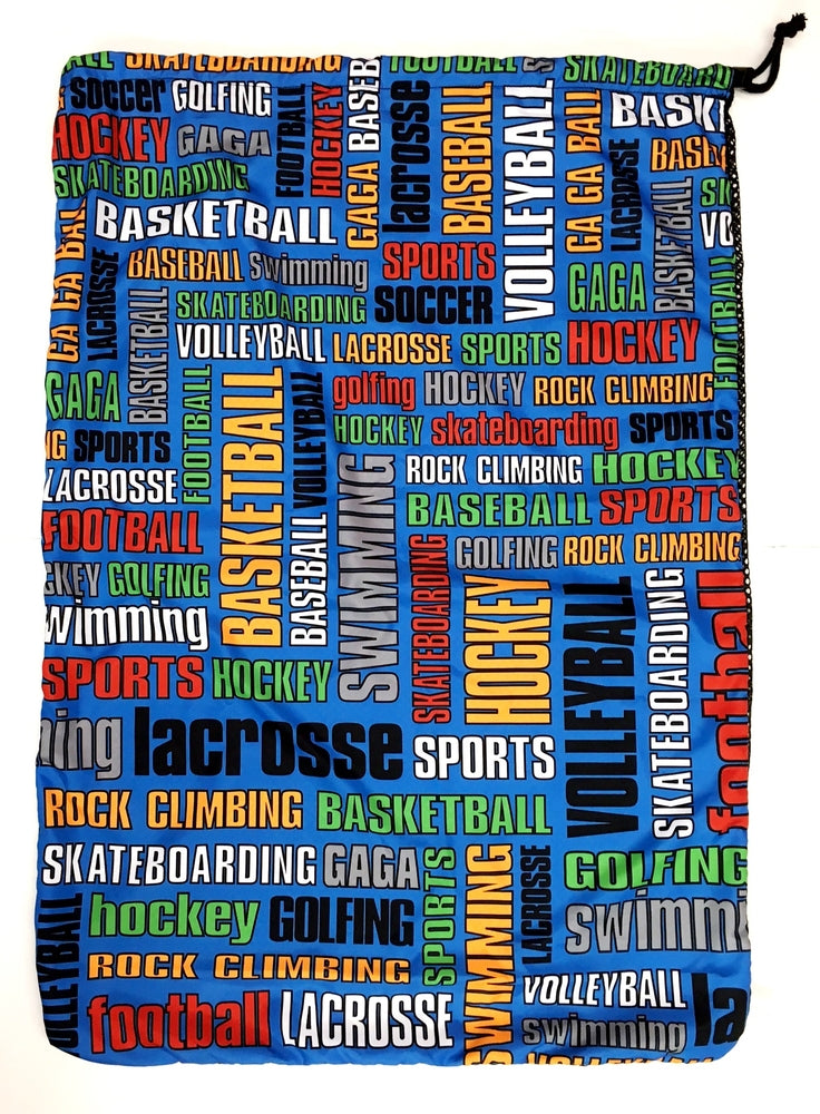 Sports Words Laundry Bag