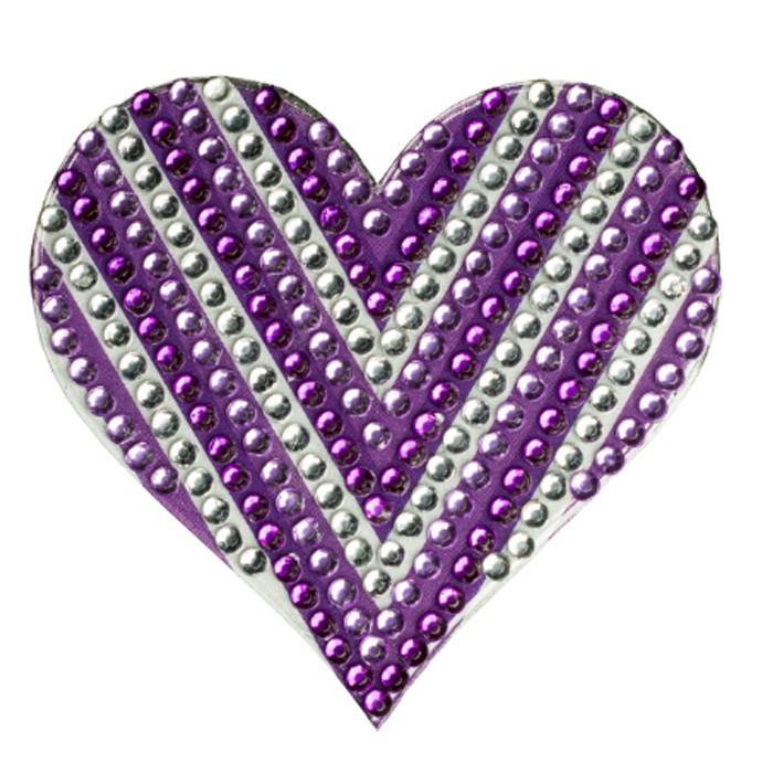 Chevron Heart StickerBean