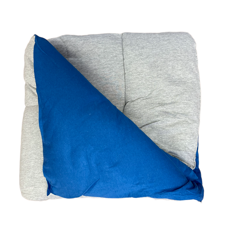 Royal Blue/ Gray Reversible Comforter